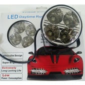 Дневные ходовые огни LED 4 круглые , 2шт.