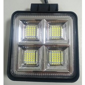 Дневные ходовые огни LED 003  квадратные со стробоскопом 192w/6000К  2шт.