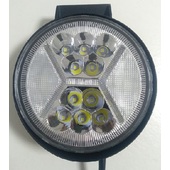 Дневные ходовые огни LED 007  круглые d110 ,  двух-режимные 117w/6000К  2шт.