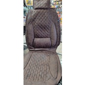 Накидки MAXIMAL LUX N-02 2 FRONT дутые (мокрая кожа, кор/беж строчка), с закрытыми боками и спинкой