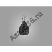 Ручка КПП ВАЗ 2114-15 шов с рамкой серебро