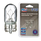 Набор ламп 2шт автомобильных галогеновых (тип лампы T10) (тип цоколя W5W) 12V 706-069