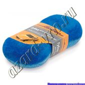 "AIRLINE" Губка для мытья из микрофибры и коралловой ткани AB-K-02