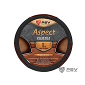 Оплетка   PSV ASPECT нат.кожа L черн.