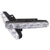 Дневные ходовые огни, LED 6, пласт. корп., 155мм, 12V, 2шт.702-106