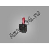 Ручка КПП ВАЗ 2110-12 шов с рамкой красная