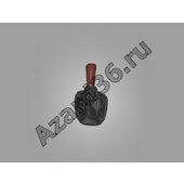 Ручка КПП ВАЗ 2110-12 шов с рамкой коричневая