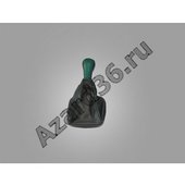 Ручка КПП ВАЗ 2114-15 шов с рамкой зеленая
