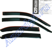 Дефлекторы  накладные "CARMASTER" HYUNDAI I20   4дв.