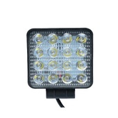 Дневные ходовые огни C2R LED 16  квадрат, метал. корп., 1шт.