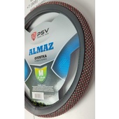 Оплетка  PSV ALMAZ M  стразы серебро+красный