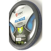Оплетка  PSV ALMAZ M  стразы серебро+синий