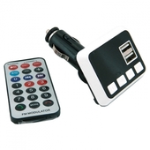 FM модулятор FM-KBZ860 Bluetooth/USB/SD micro/AUX/дисплей/пульт + USB выход на зарядку