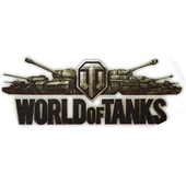 Наклейка "WORLD OF TANKS", полноцветная виниловая, размер13*32см