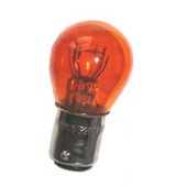 Автолампа P21/5W 12V (BAY15d) двухконт. желтая (5863)