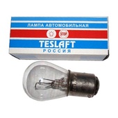 Автолампа P21/5W 24V (BAY15d) двухконт. TESLAFT (6338)