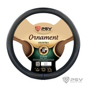 Оплетка  PSV  Fiber ORNAMENT M черн.- синяя отстрочка