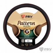Оплетка  PSV  Fiber PATTERN M черн.- красная отстрочка